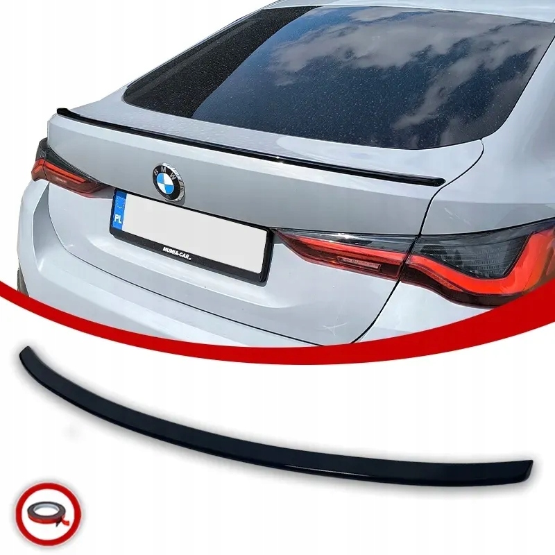 Bmw G26 Letka Spoiler Mp Doplněk Originální Vzhled Černý Lesk
