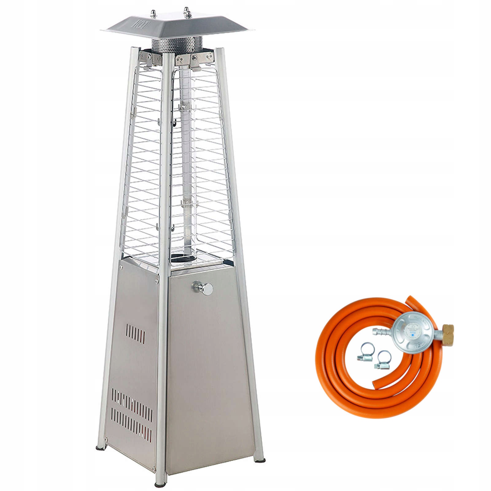 Plynová lampa na stolový radiátor Piramida Mini plynová lampa na plyn