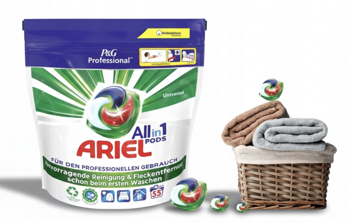 Levně ARIEL3v1 Profesionální prací Kapsle 2x55 ks Univerzální