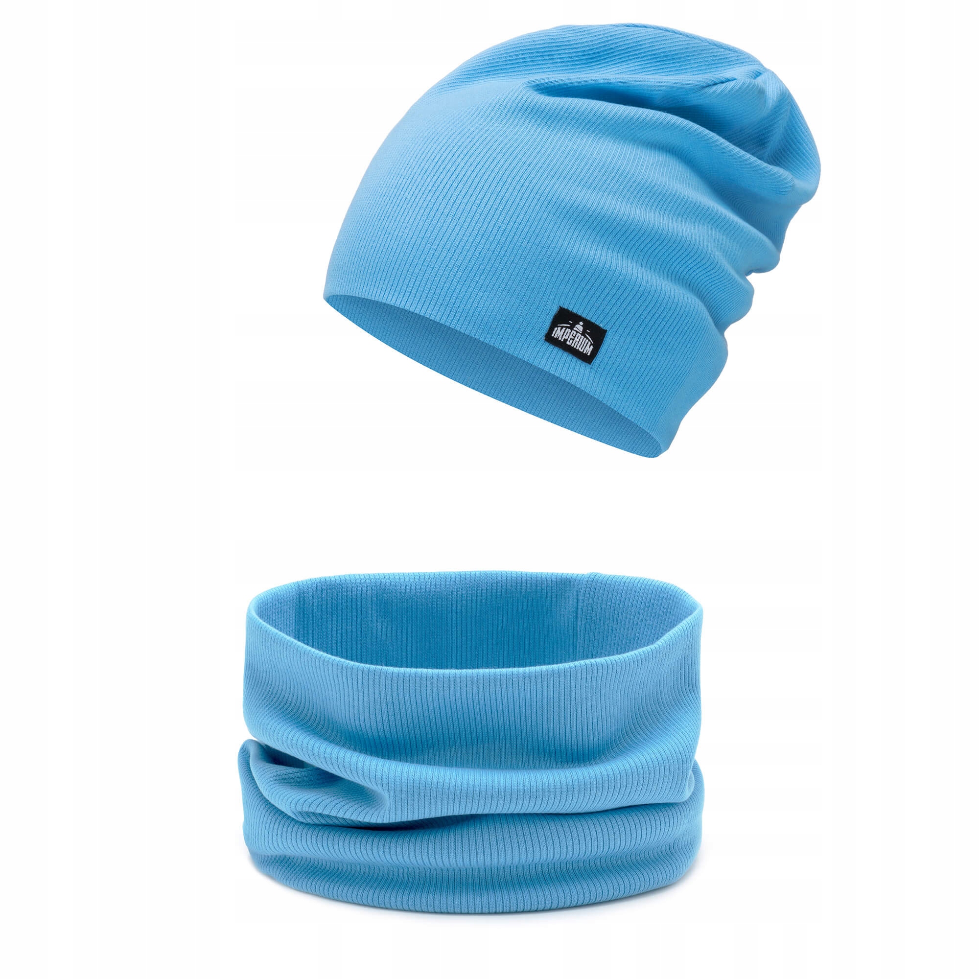 

Czapka beanie + komin komplet Jesień Zima Kolory