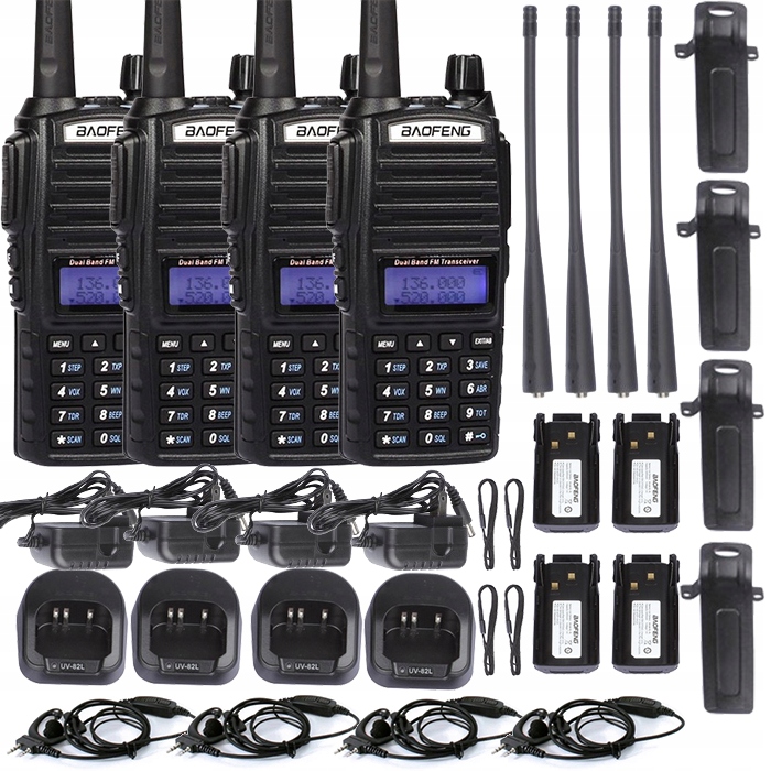 

Radiotelefon Krótkofalówka Baofeng UV-82 Ht 5W 4x