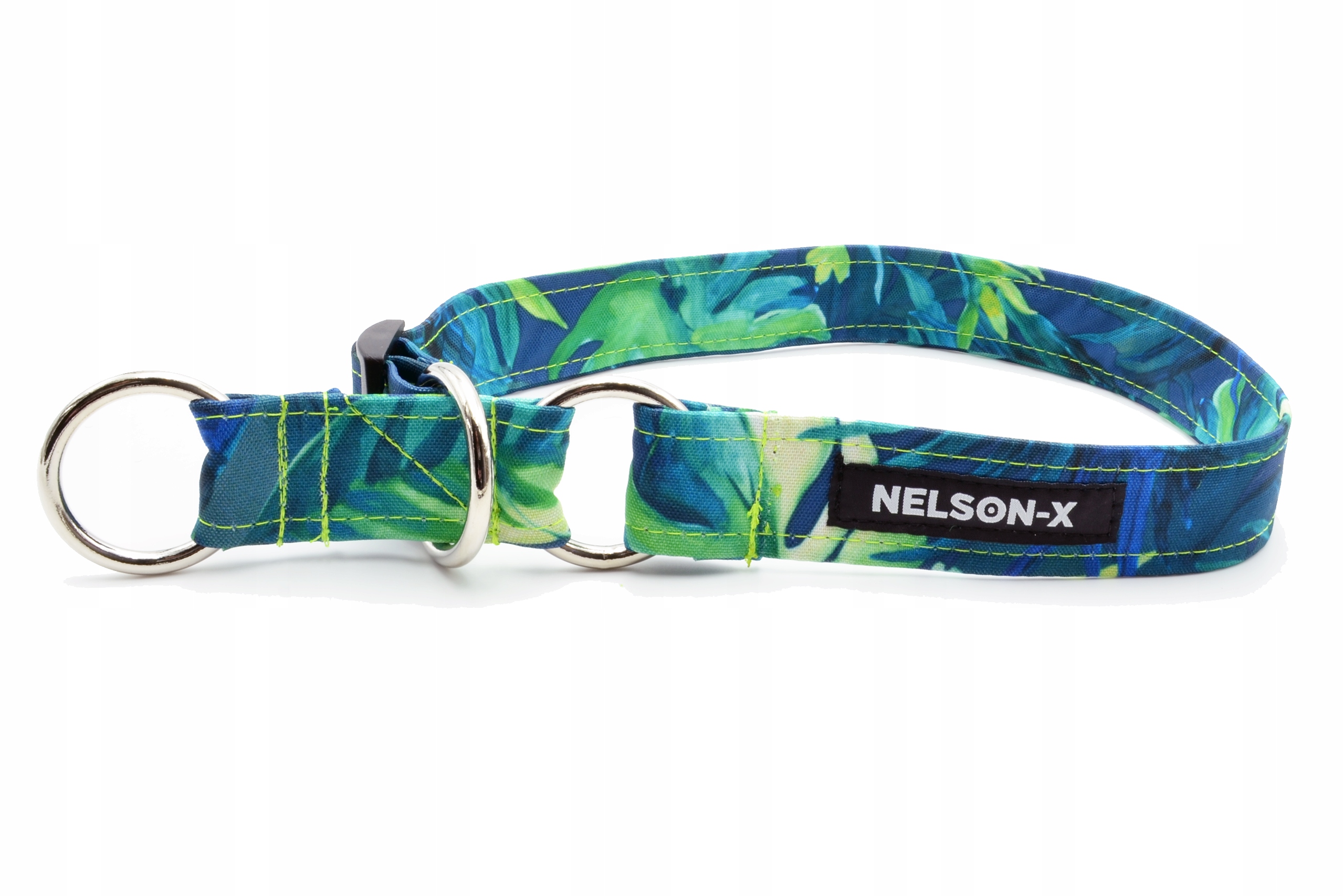 Levně Široký Psí Obojek, Poloviční Škrcení, Nelson-x Wiki, 5 CM/35-45 CM, Polský Výrobek