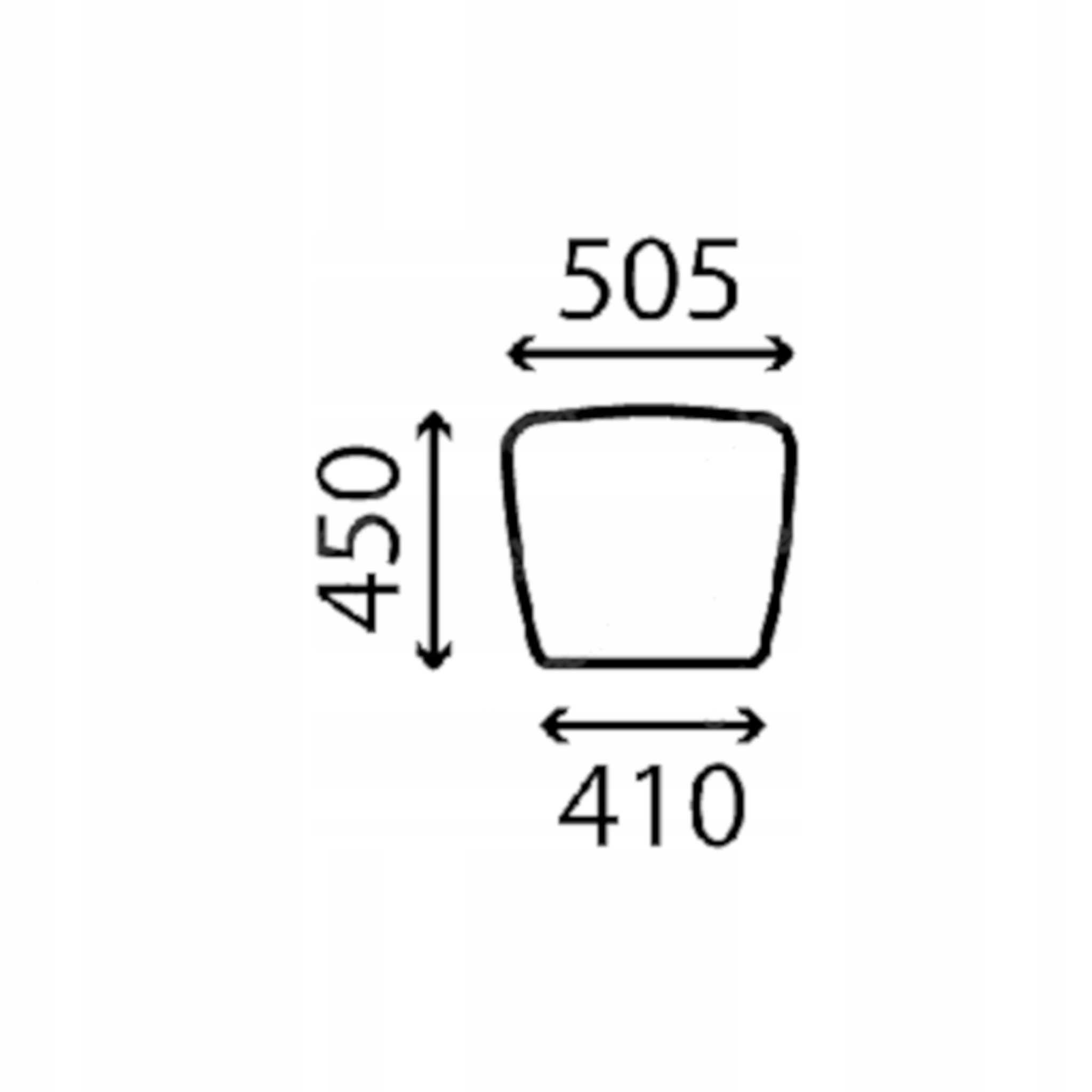 Landini střešní sklo 3665949M1