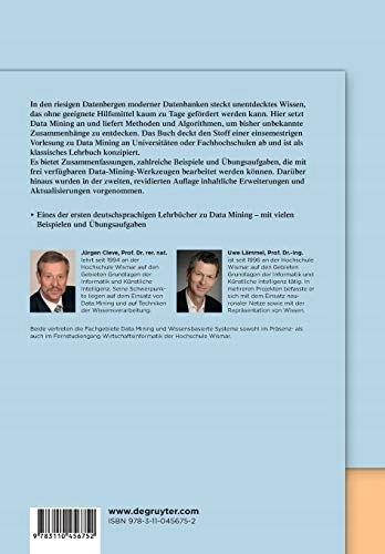 Cleve, Jürgen Data Mining (De Gruyter Studium) Język publikacji angielski