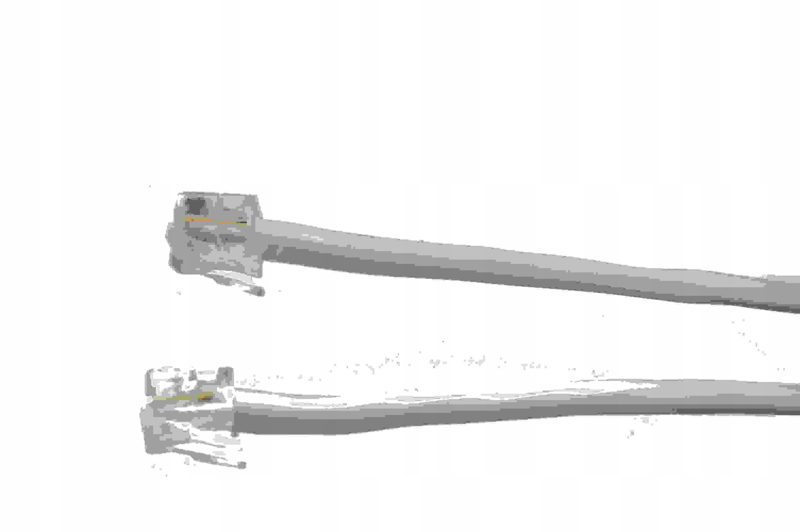 Kabel telefoniczny wtyk RJ12 biały okrągły 1.5m