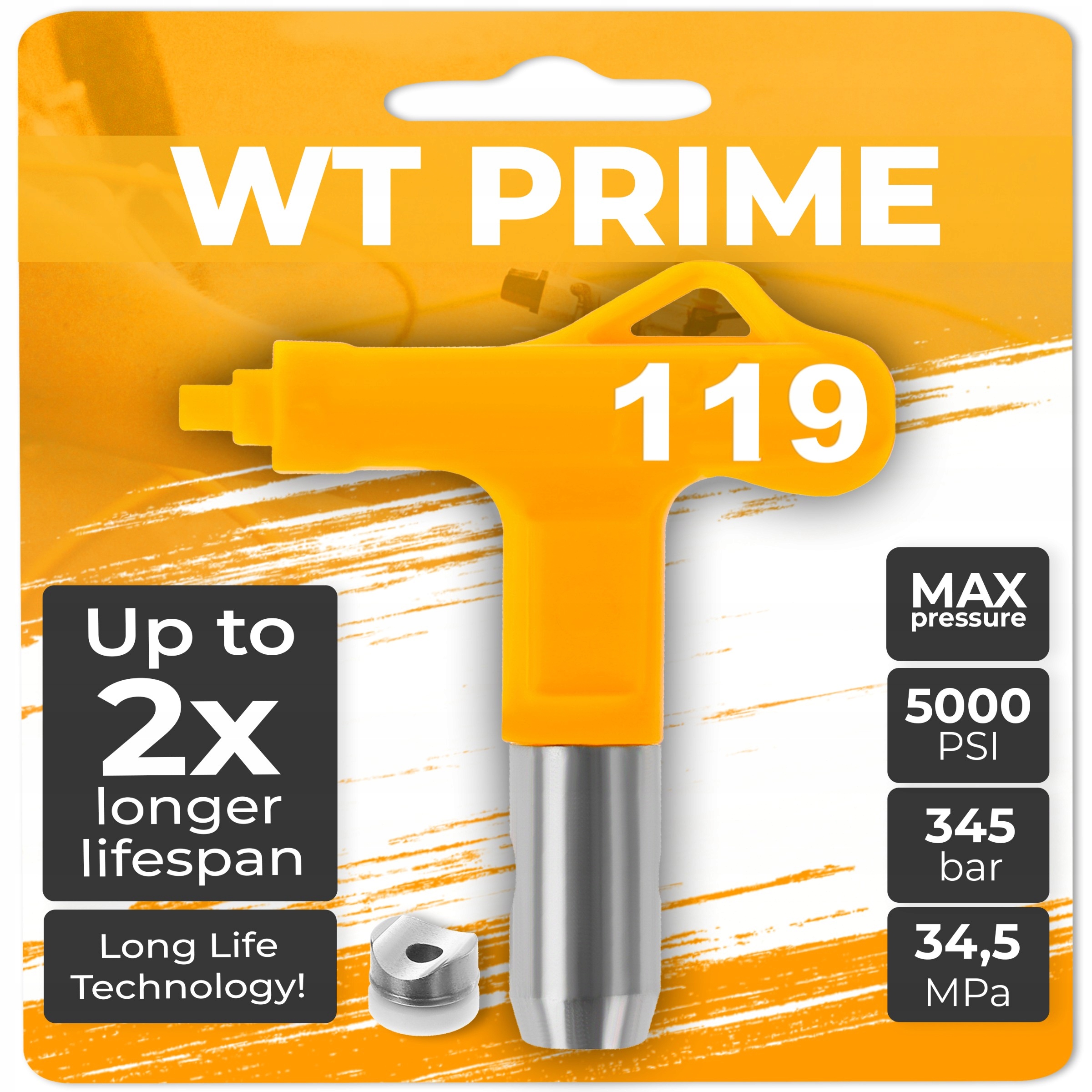 Vysokotlaková tryska Wt Prime 119 Hydrodynamický malířský agregát
