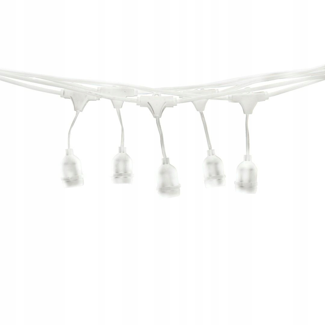 Venkovní girlanda na terasu 15 m bílá E27