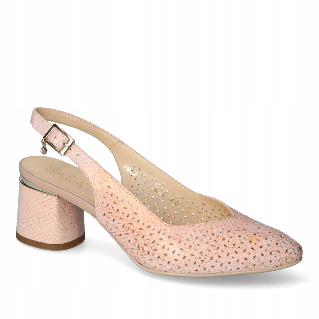 Dámské sandály Sala Růžové Semišové 38
