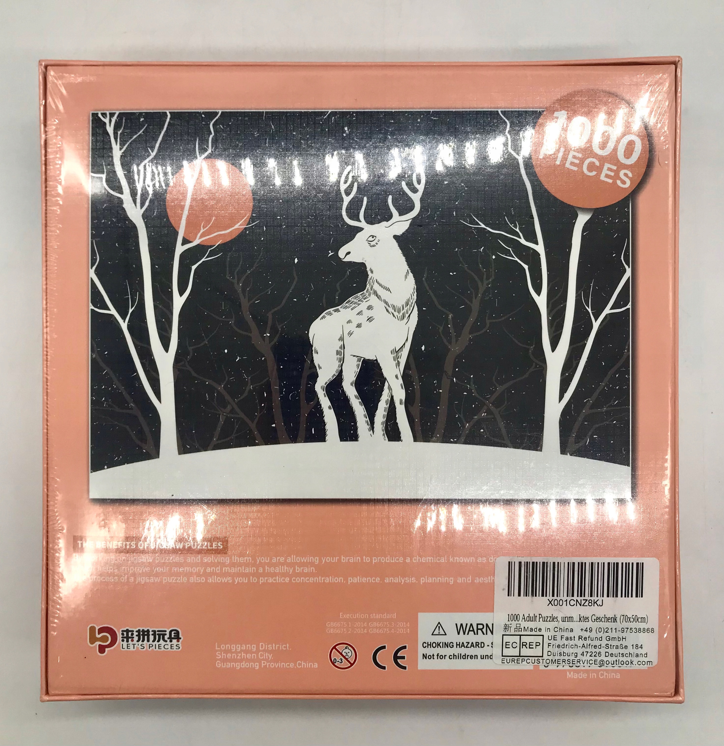 Puzzle 1000 Let's piece deer Kod producenta 11488530424