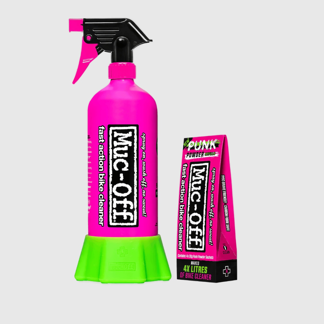 Muc-off Fľaša Na Opakované Použitie Prostriedok Na Umývanie Bottle For Life Bundle