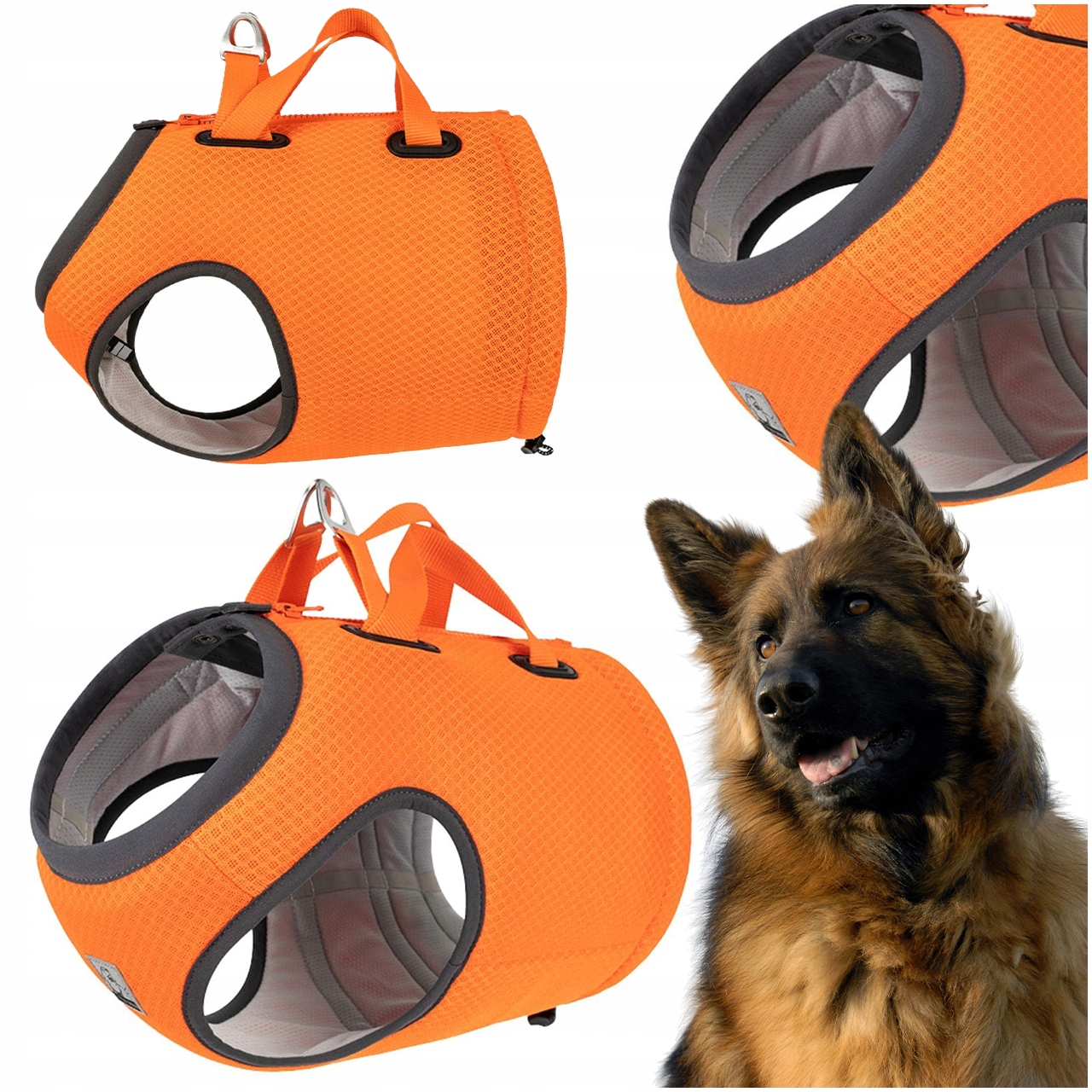 Levně Postroj Do Auta Pro Psa S Atestem Truelove Expedition Oranžový XL