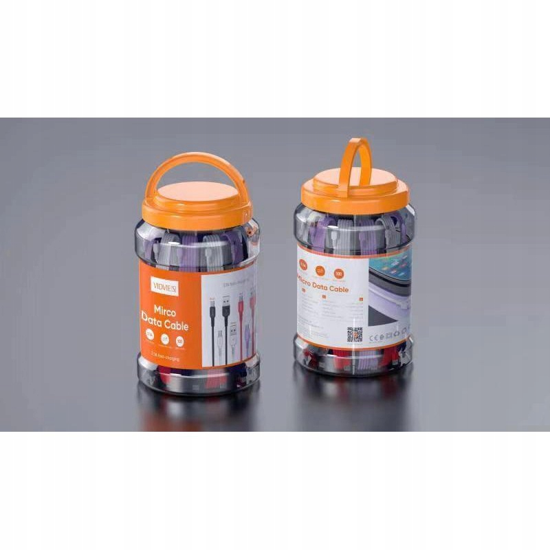 

Kabel Vidvie DC09 USB/Micro 2.1A 1 metr 30 szt.