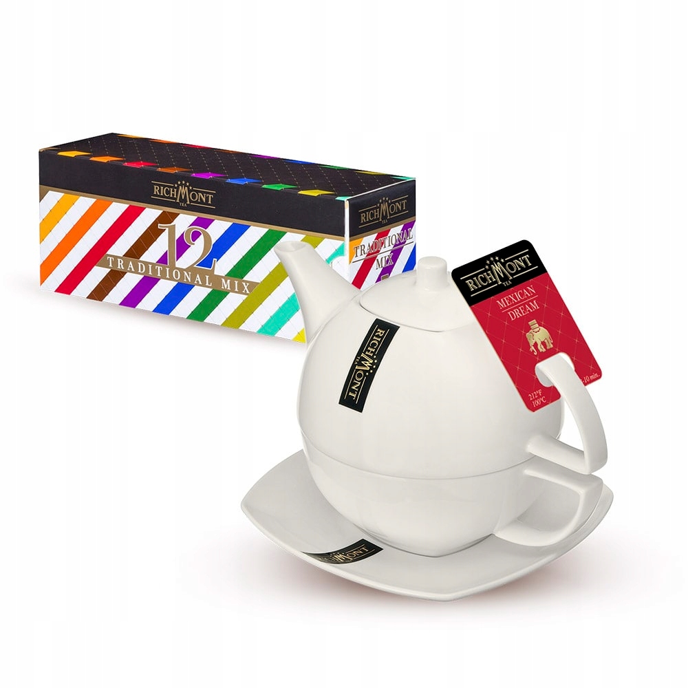 Zestaw Porcelanowy Duo 12 Herbat Mix Richmont