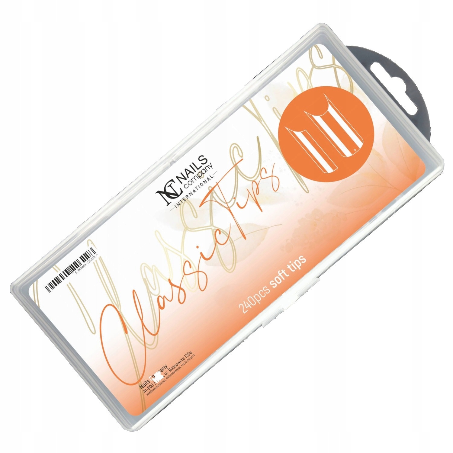 

Nails Company Tipsy Żelowe Flexy Classic 240szt.