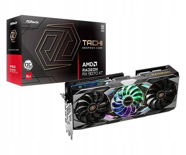 Grafická karta|ASROCK|AMD|Radeon Rx 9070 XT|16 GB|GDDR6|256-bit|PCI Express