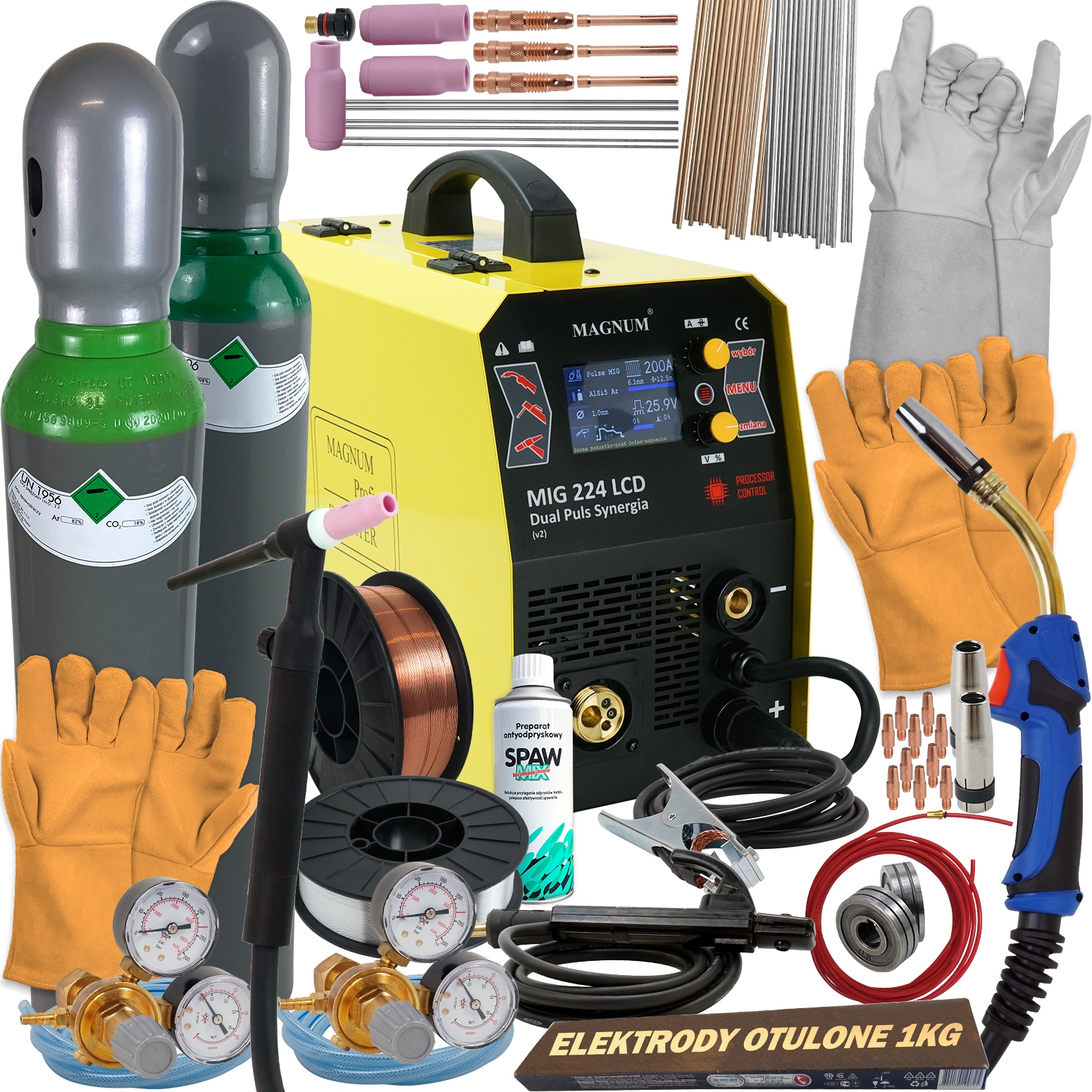 Зварювальний апарат Migomat Magnum mig 200 Dual Puls Kit