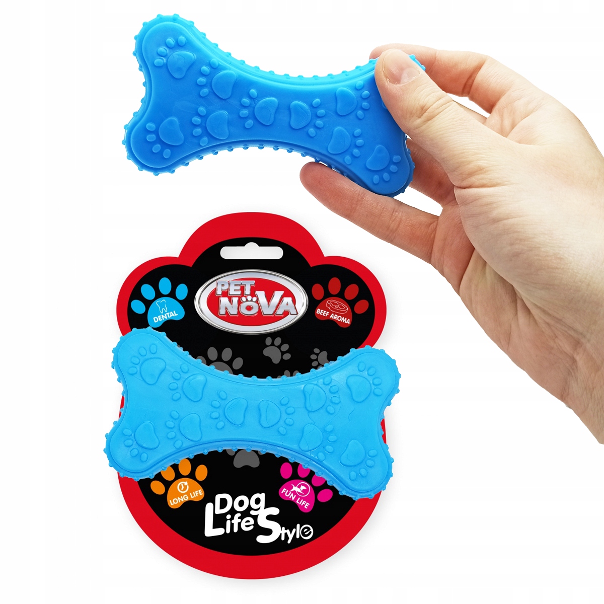 

Pet Nova Kość Dentystyczna mała niebieska 10 cm