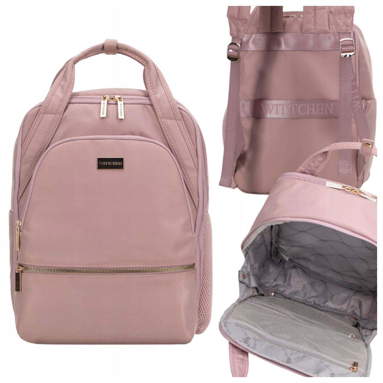 Multifunkční růžový batoh Ryanair s do letadla Wittchen 29-3P-201-34