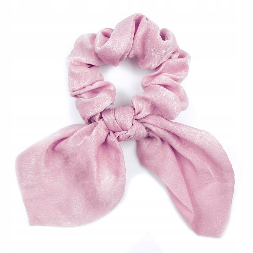 

Gumka Do Włosów różowa Apaszka scrunchies Frotka