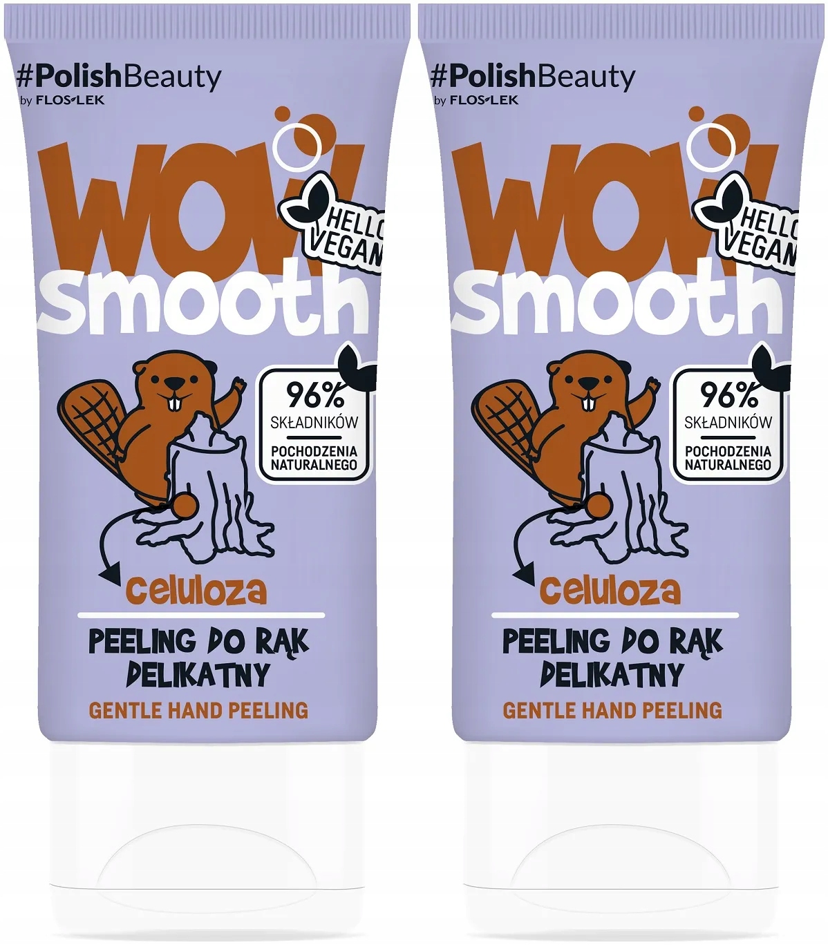 WOW! Smooth Peeeling Do Rąk Delikatny Celuloza Aloes Alantonina 50g