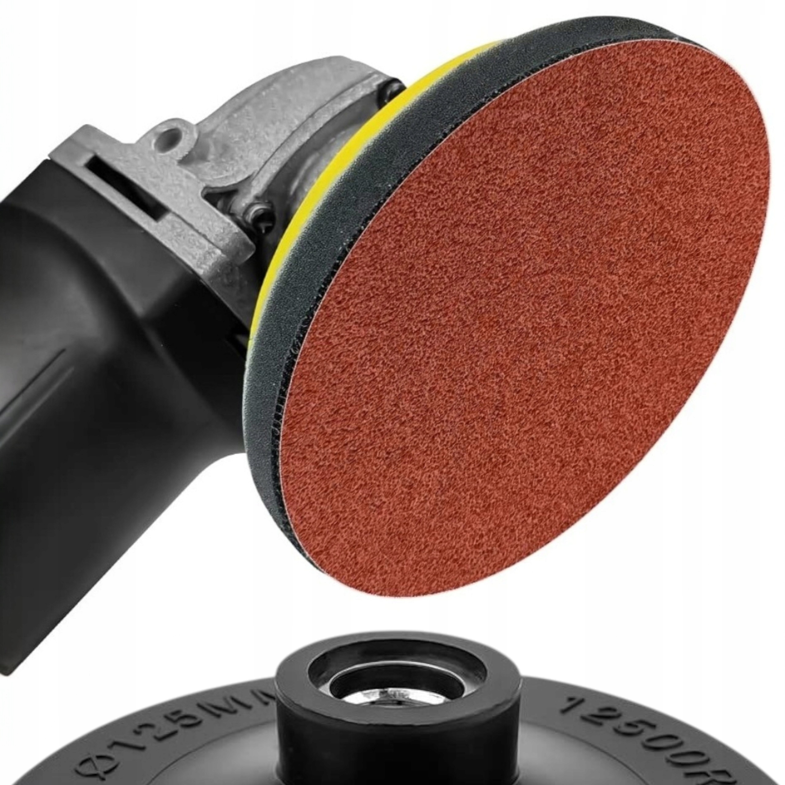 Dysk elastyczny TurboTools 125 mm P12 z rzepem do szlifierki