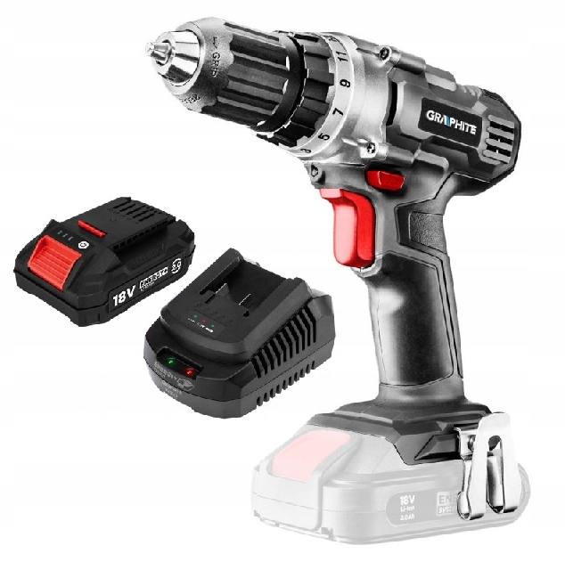 Graphite Aku Vrtačka Kompletní Napájecí Zdroj Energy+ 18V Akumulátor 2AH
