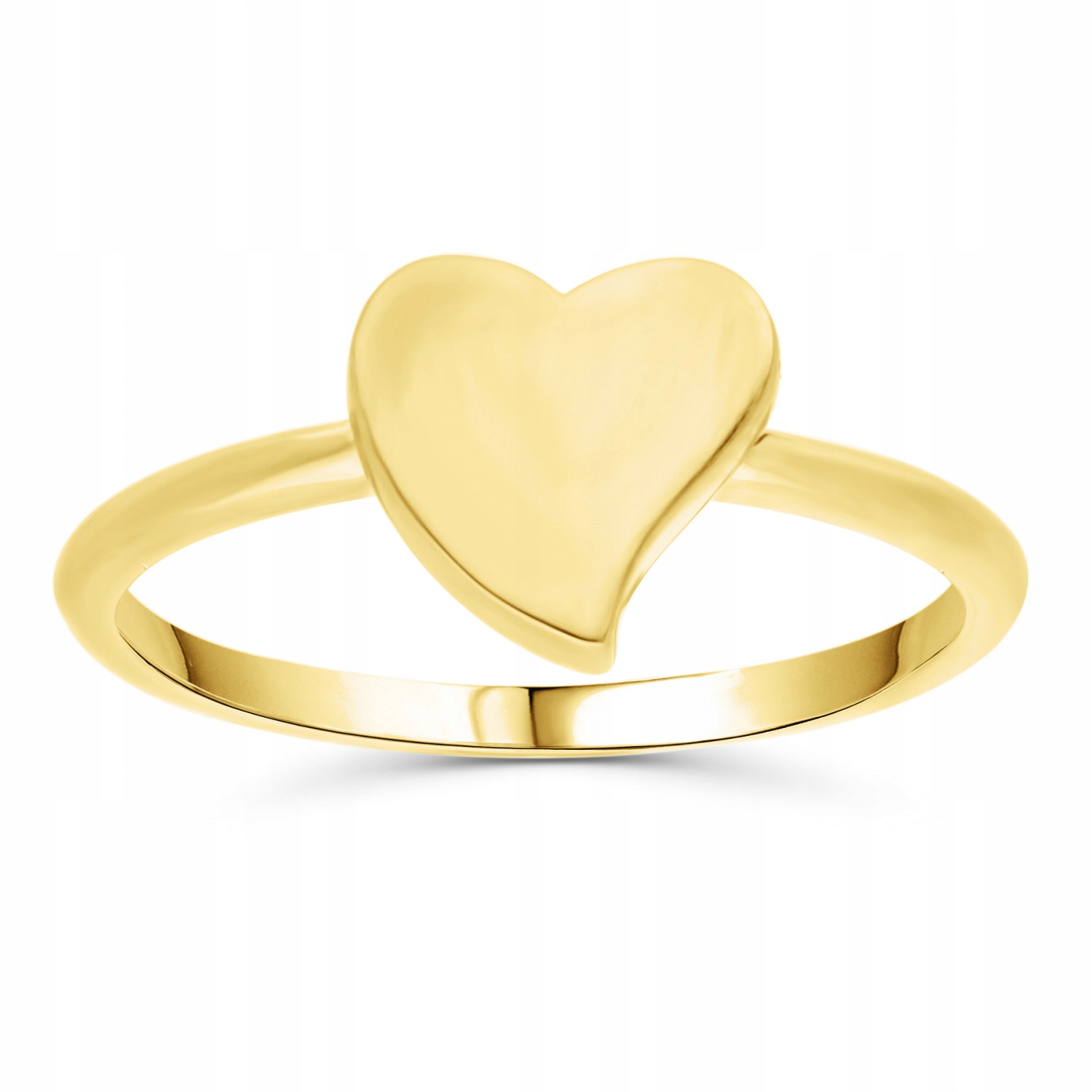 Prstýnek Harf zlato 585 srdce R-16