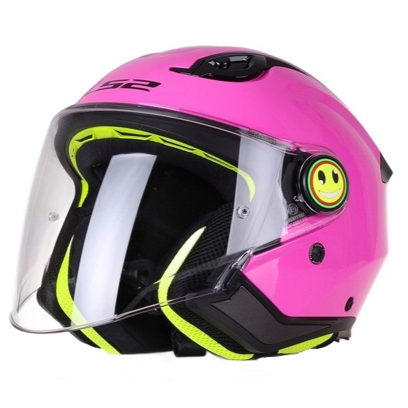 Kask Motocyklowy Dziecięcy LS2 OF622 II Otwarty Różowy Rozmiar M