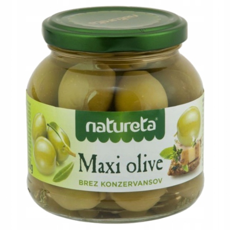 

Oliwki zielone z pestką maxi w zalewie 290 g
