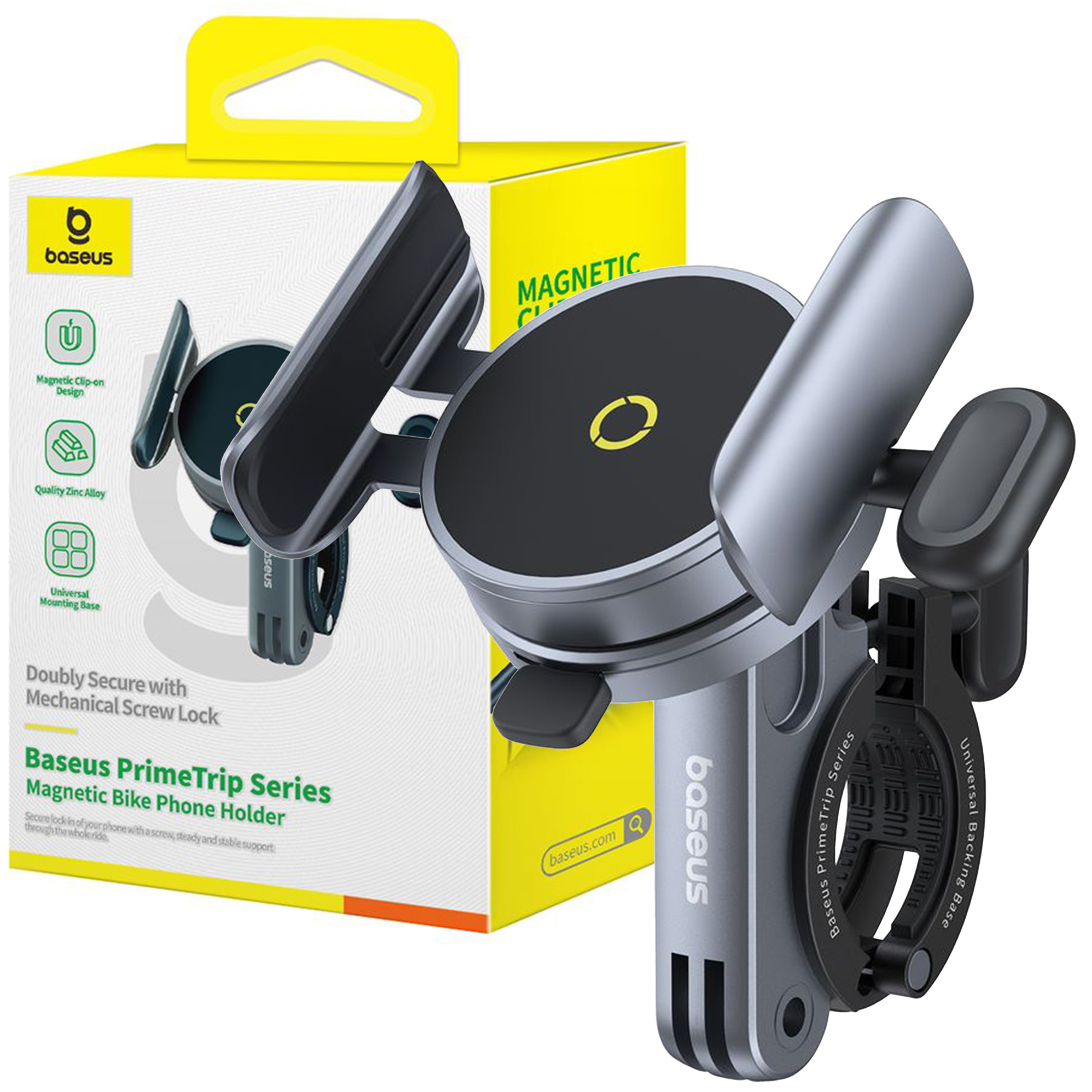 Baseus Magnetický Držák Na Kolo Pro Koloběžku A Skútr Na Kolo