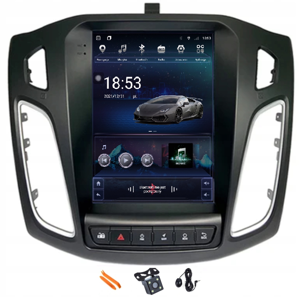 Radio Android Nawigacja Carplay 64GB Lte Gps Dsp Ford Focus MK3 3 11-19