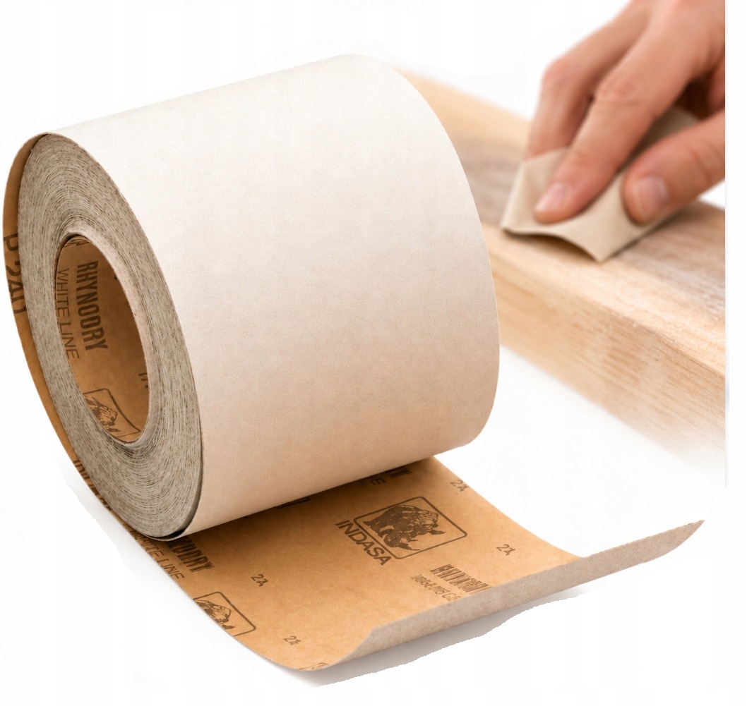 Papier ścierny rolka P240 Indasa Rhynodry White Line 115mm x 50m