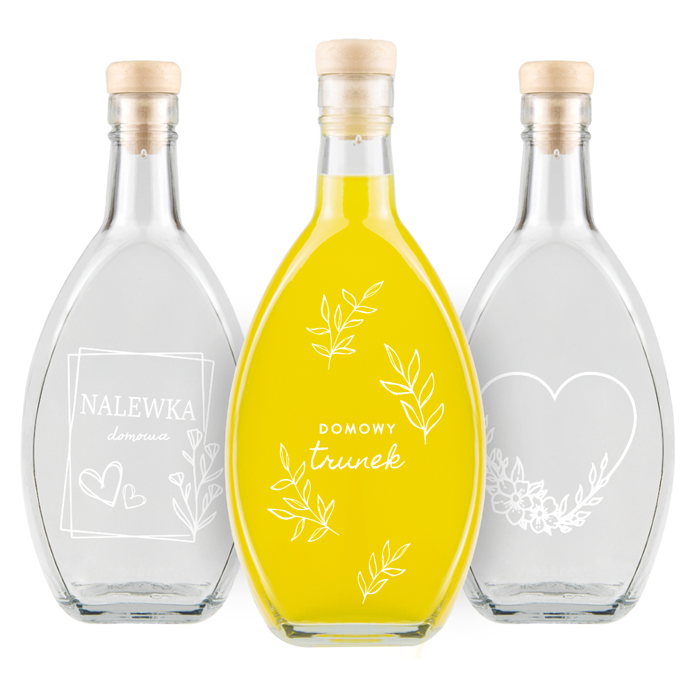 

Butelka Elipsa 200ml z nadrukiem na likier nalewki