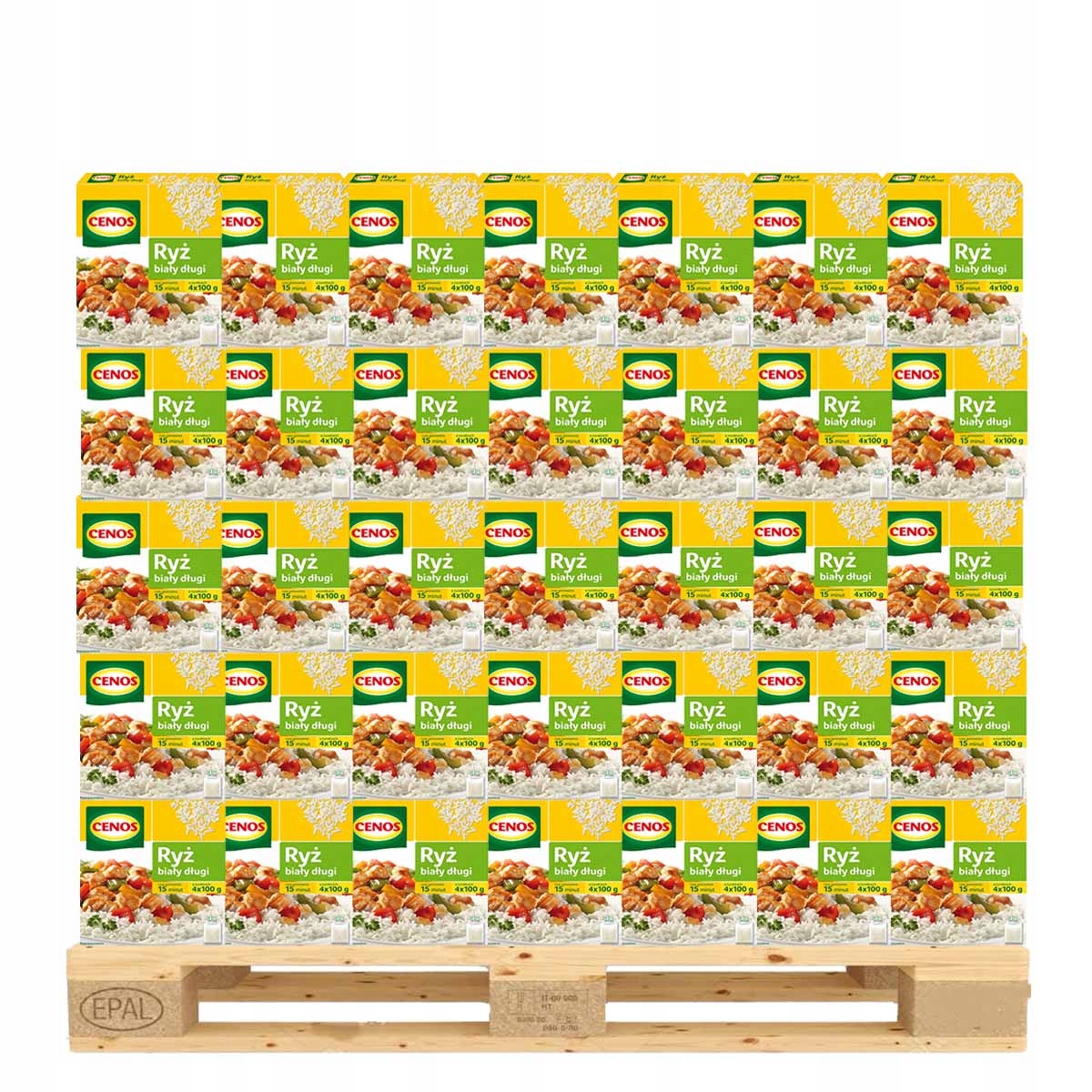 Cenos Ryż biały długi 400 g 4 torebki x 864 sztuk