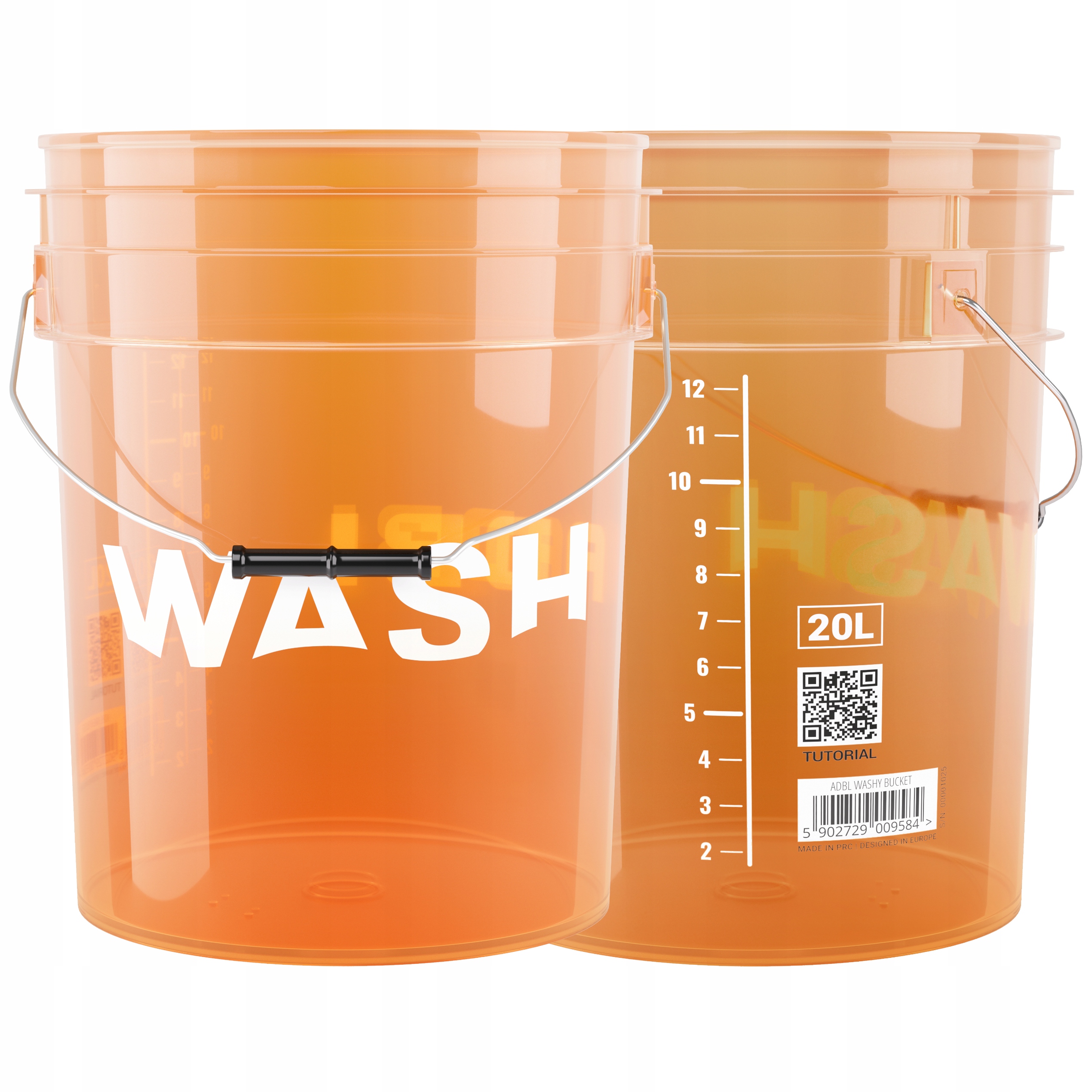 Adbl Wash Washy Bucket 20L Wiadro Detailingowe Do Mycia Auta Samochodu
