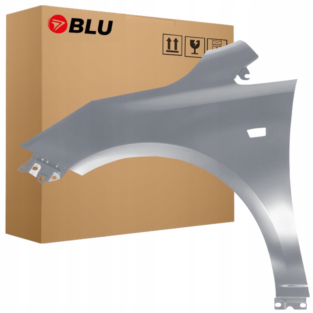 Blu Blatník Opel Corsa E Z163 4AU levý stříbrný 15-19 přední Lichsilber
