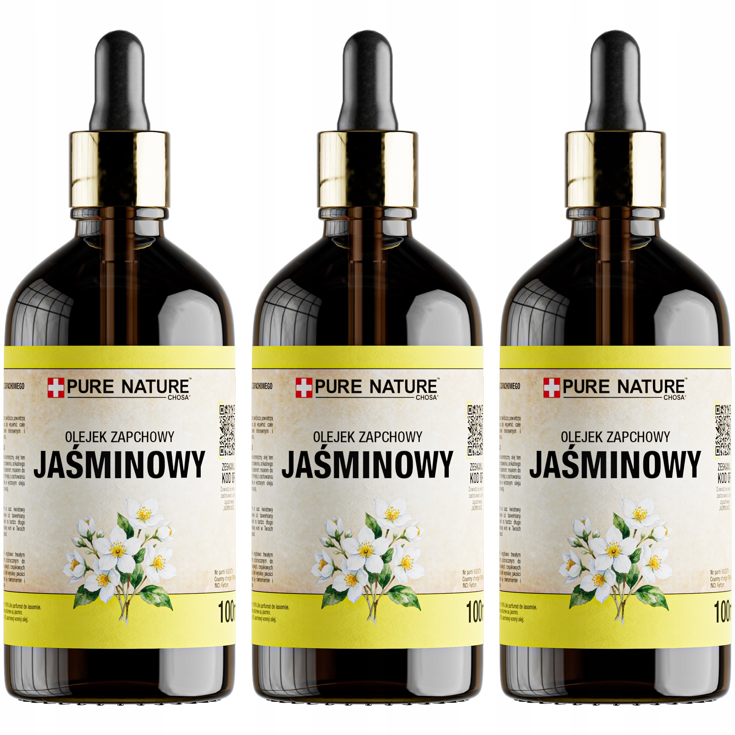 Jasmínový Olej Do Svíček Difuzéru 100% Čistý Velmi Intenzivní 3x 100 ml