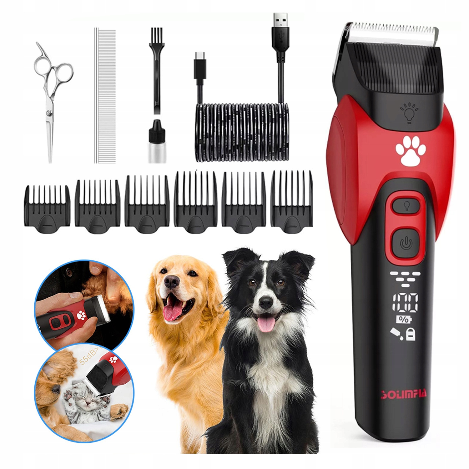 Levně Silný Stříhací Strojek Pro Psy A Zvířata, Profesionální Kvalita