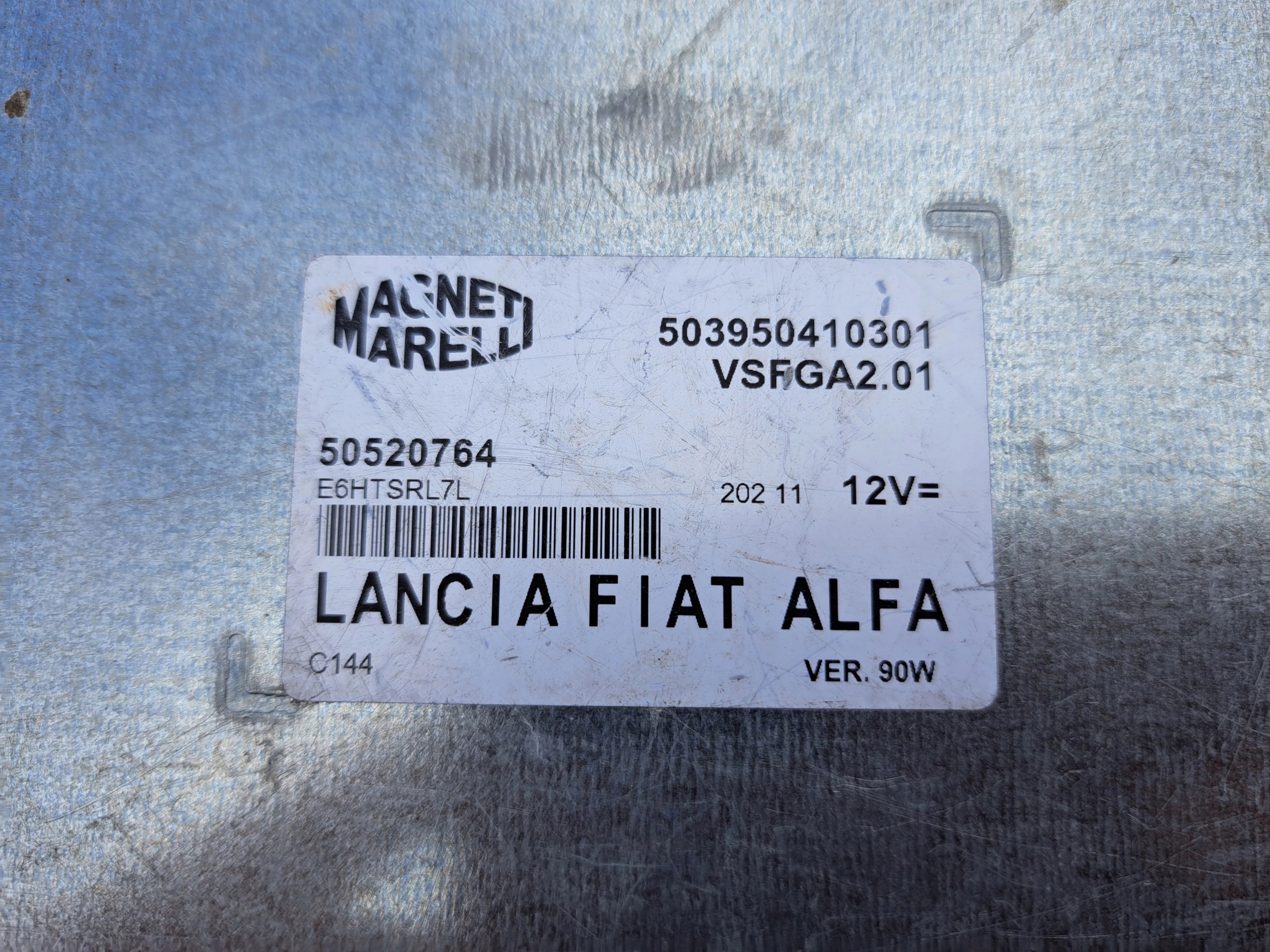 FIAT LANCIA ALFA module control unit START STOP 503950410301 50520764