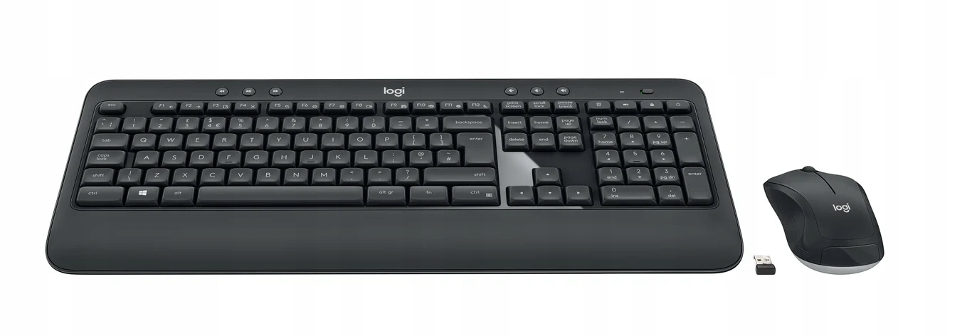 Súprava klávesnice a myši Logitech čierna
