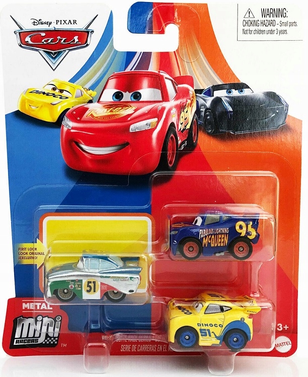 

Auta Cars mini racers zestaw 3 autka GKG66