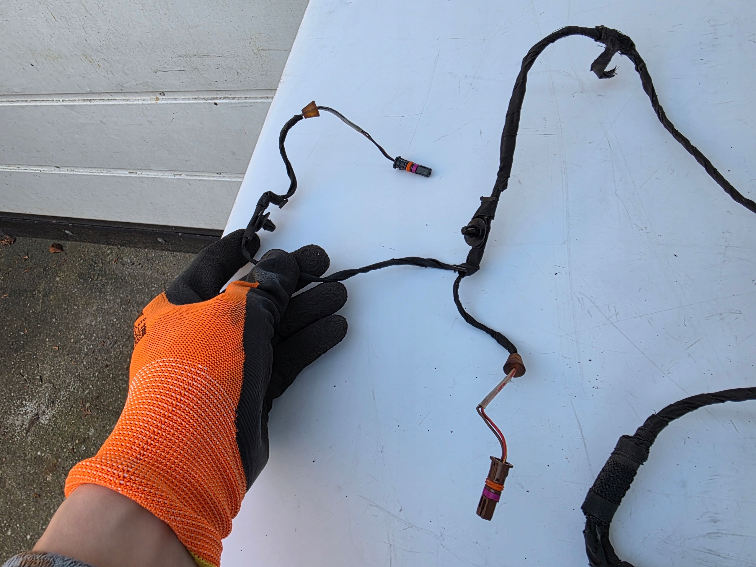 bundle wiring door PRAWYCH PRZEDNICH right front AUDI Q5 80A
