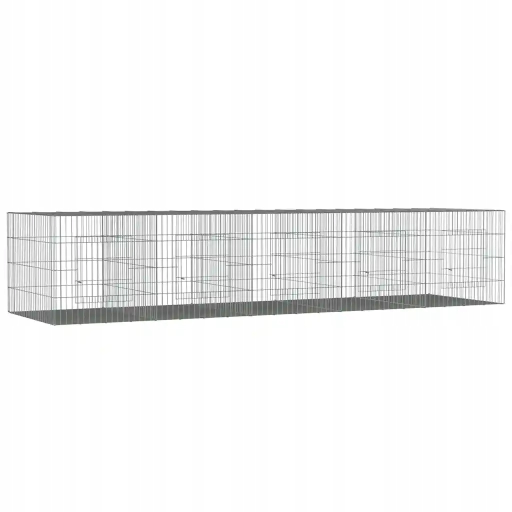 Levně 5dílná klec pro králíka 273 x 79 x 54 cm pozinkované železo