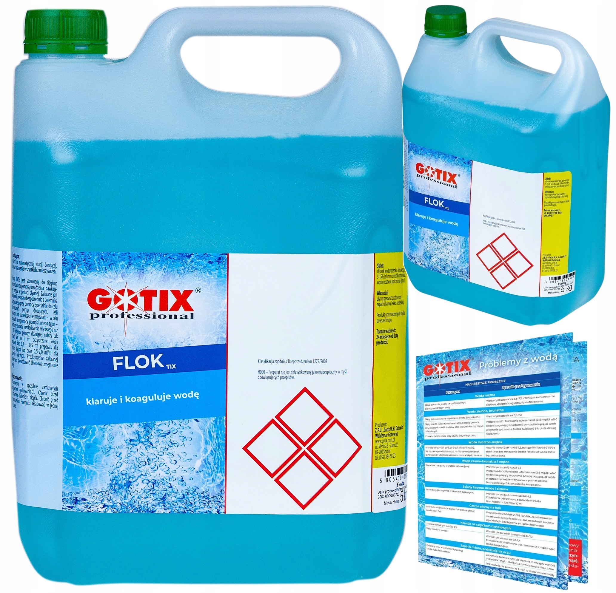 

Koagulant Flok Tix Flock Chemia Basenowa Gotix 5L