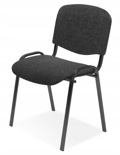 KRZESŁO biurowe konferencyjne ISO Black EF002 CZARNY MELANŻ Nowy Styl Kod producenta ISO BLACK C-38