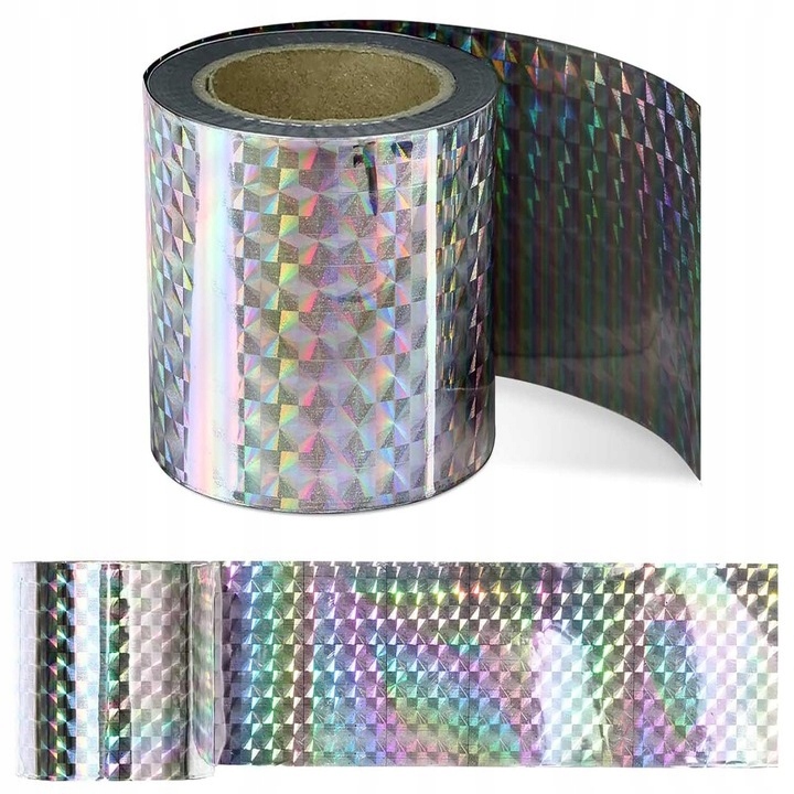 TAŚMA ODSTRASZAJĄCA PTAKI PRZECIWKO PTAKOM ODSTRASZACZ 50 m PRZYLEPNA