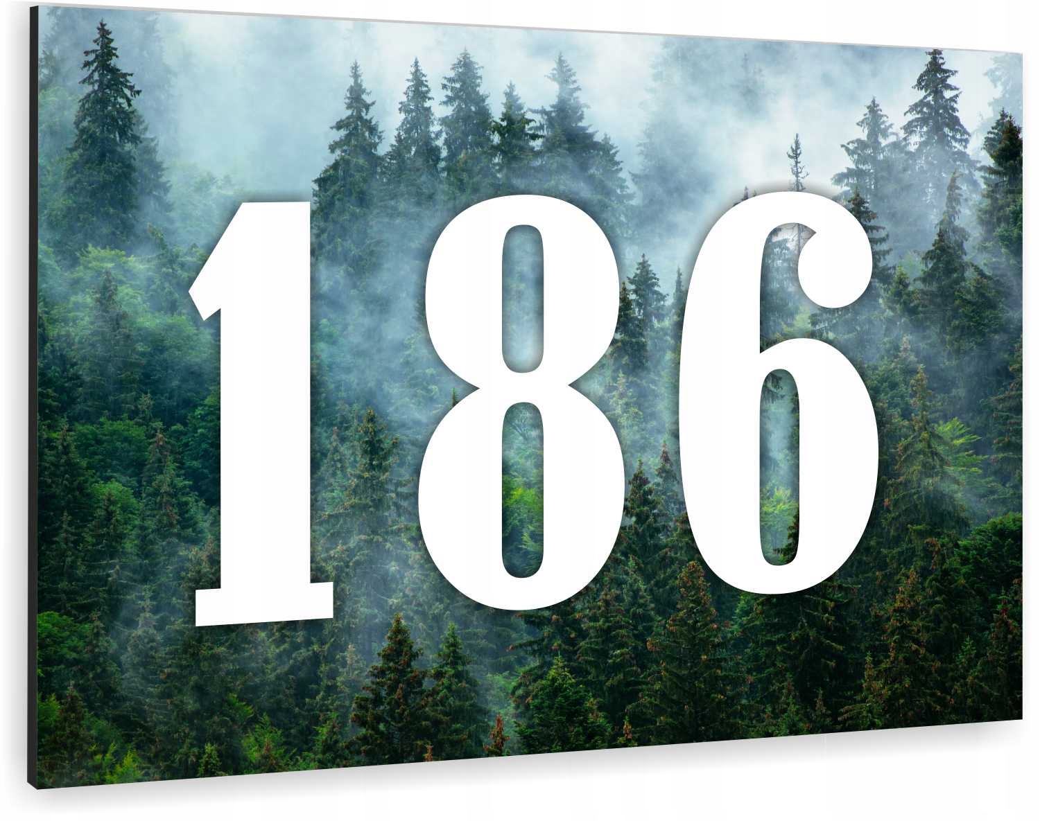 Tabliczka ADRESOWA ALUMINIOWA Tablica NUMER DOMU