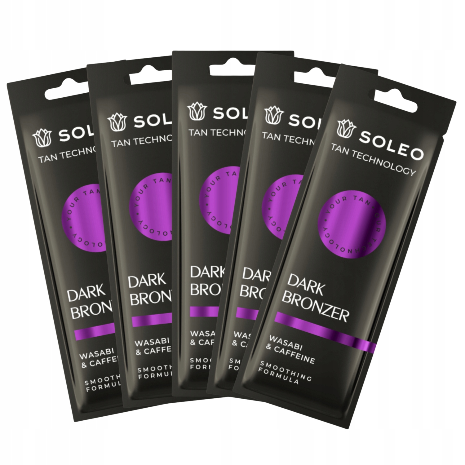 Soleo Tan Technology Dark Bronzer Silný bronzer na opalování x5ks 15 ml