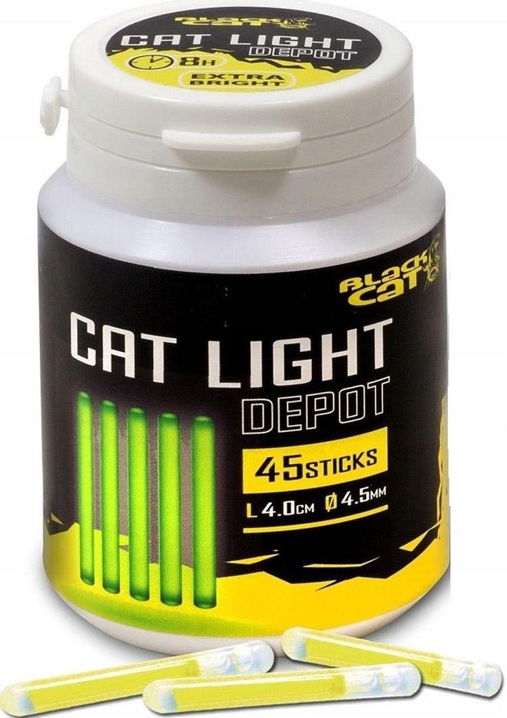 ŚWIETLIKI BLACK CAT CAT LIGHT DEPOT 45mm 45szt
