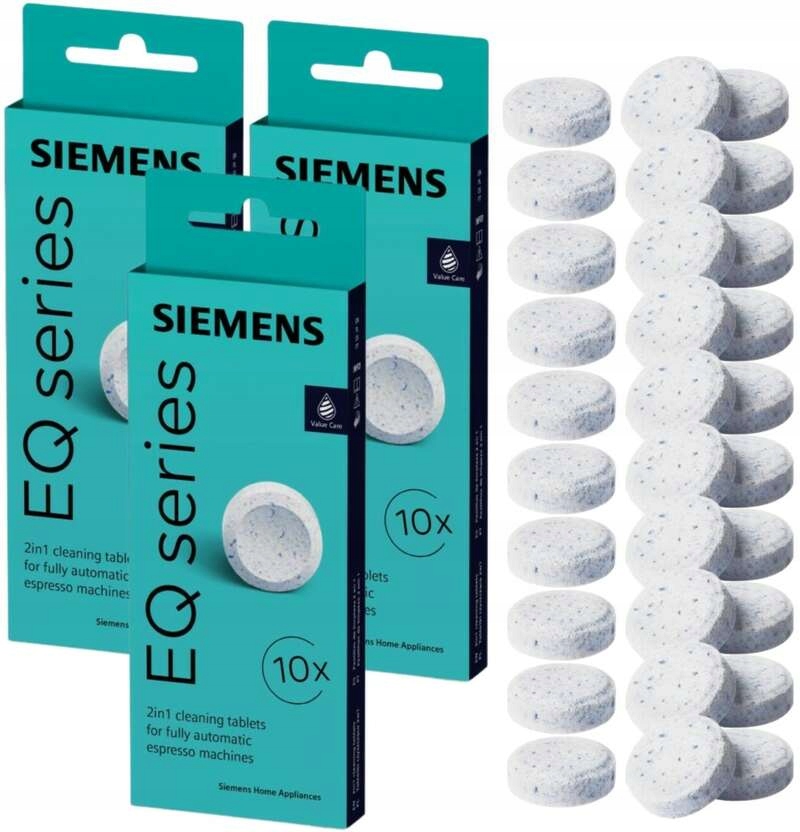 Zestaw Siemens Tabletki czyszczące do ekspresów TZ80001B 30 szt.